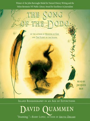 The Song of the Dodo - Audiobook